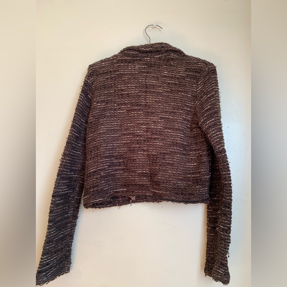 Blanc noir vintage button up cardigan sweater cropped - Picture 9 of 9